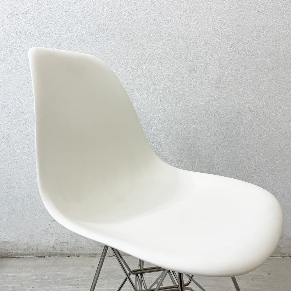 ハーマンミラー Herman Miller サイドシェルチェア ポリプロピレン製 エッフェルベース ホワイト C&R イームズ ミッドセンチュリー C ●