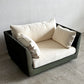 アルフレックス arflex エーソファ A SOFA 1.5人掛けソファ アームソファ W127.5cm ファブリック ダークグリーン フェザークッション付き 〓