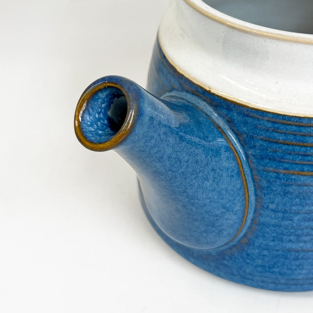 デンビー DENBY Chatsworth チャッツワース コーヒーポット ストーンウェア ジリアン・ペンバートン Gillian Pemberton UKビンテージ 英国 ●