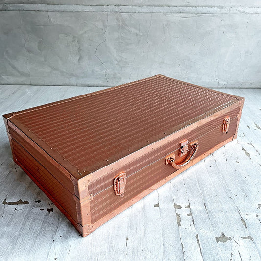 バルス東京 BALS トラベルトランク Travel Trunk Lサイズ コッパーカラー テーブル オブジェ 鍵付き 森田恭通 廃番希少♪