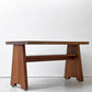 クラフトファニチャー Craft furniture ダイニングテーブル ウォールナット無垢材  耳付き 天然木 アジャスター付き W130cm ●