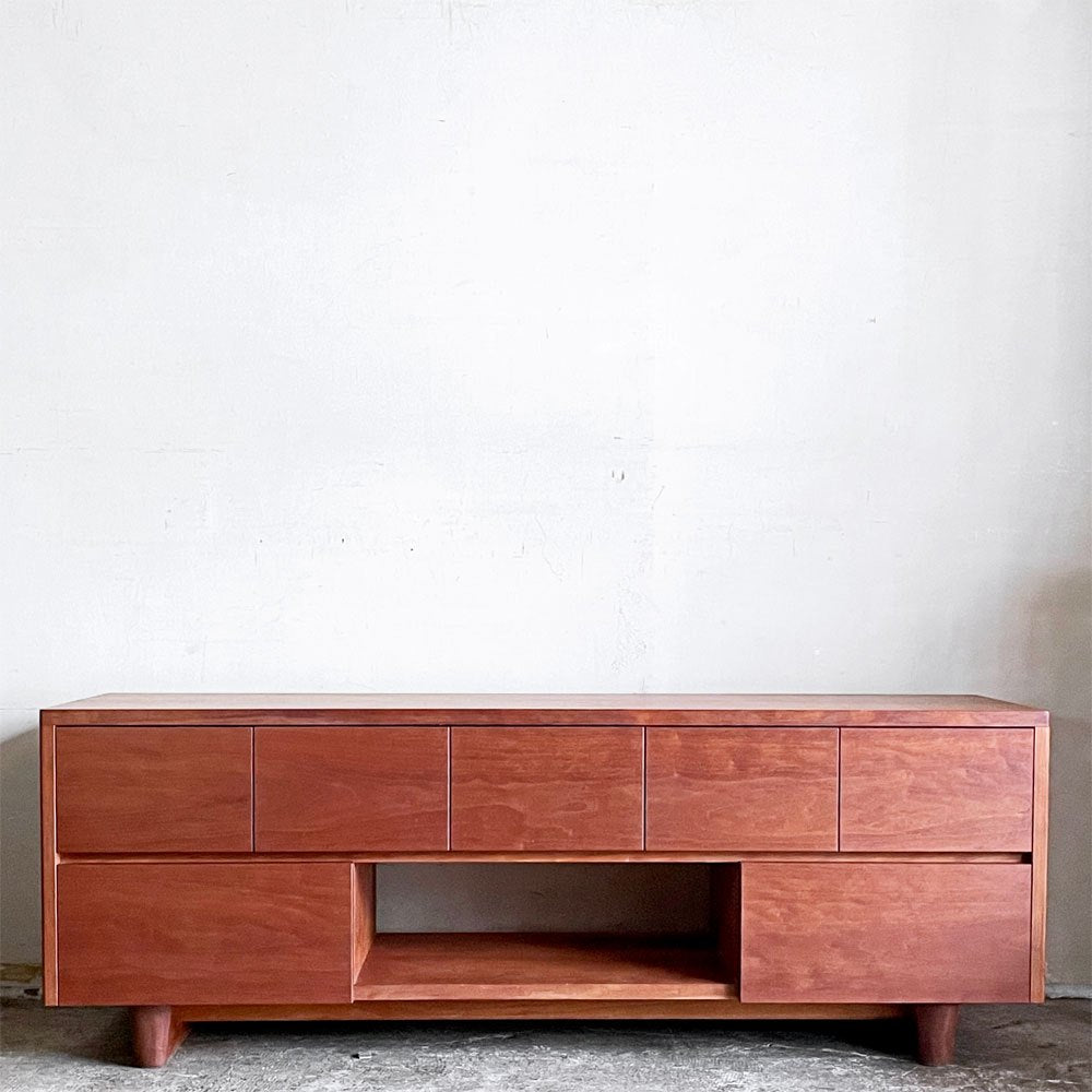 ウッドユウライクカンパニー WOOD YOU LIKE COMPANY キャラメル CARAMEL テレビ台 AVボード チェリー材 W130cm セミオーダー品 神山公一 ■