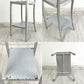 ネイビーバースツール Navy BarStool カウンターチェア リプロダクト アルミニウム インダストリアル デザイン H100cm A ●