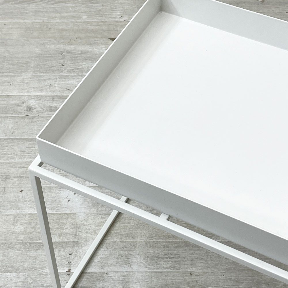 ヘイ HAY トレイテーブル Tray Table S サイドテーブル ホワイト スクエア W30cm デンマーク 北欧家具 定価：38,500円 ●