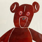 イデー IDEE クマ-ブラウン kuma-brown アート ポスター ジクレー印刷 額装品 山口一郎  ■