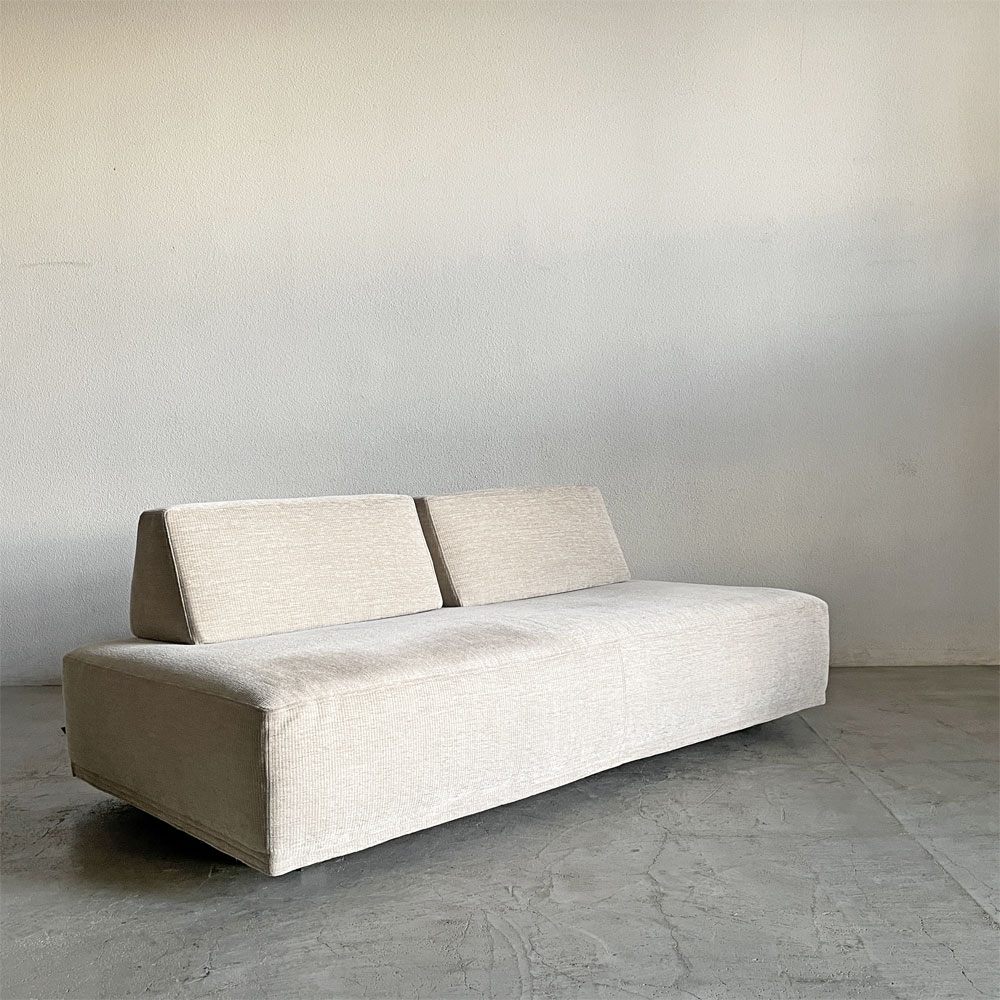アイラーセン eilersen プレイグラウンド PLAYGROUND 2シーターソファ W180cm バックフォームクッション 2ピース ファブリック オフホワイト系 Jens Juul Eilersen デンマーク 旧モデル 〓
