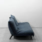 リーンロゼ ligne roset カラン CALIN 2シーターソファ ブルー系 ファブリック ウッドレッグ W167cm イージーカバー付き 定価￥404,800～ ●