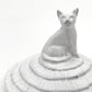 アスティエ・ド・ヴィラット Astier de Villatte グラン・シャレ キャット Grand Chalet Cat キャンドルリッド キャンドルカバー グラスキャンドル用 陶器 フランス ●