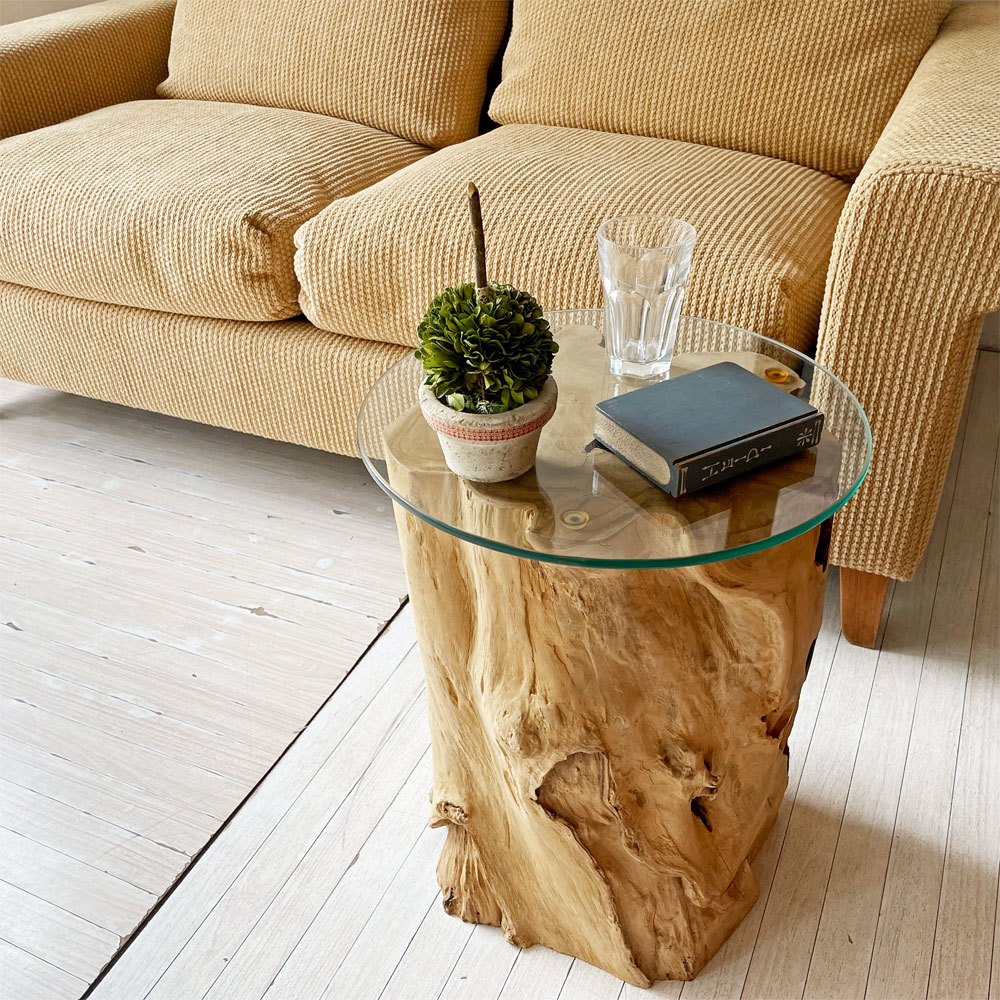 ダリールズ DAREELS トアーサイドテーブル TOOR SIDE TABLE アジアンチーク デビッド・ジョフラ 古材 定価￥62,700- ★