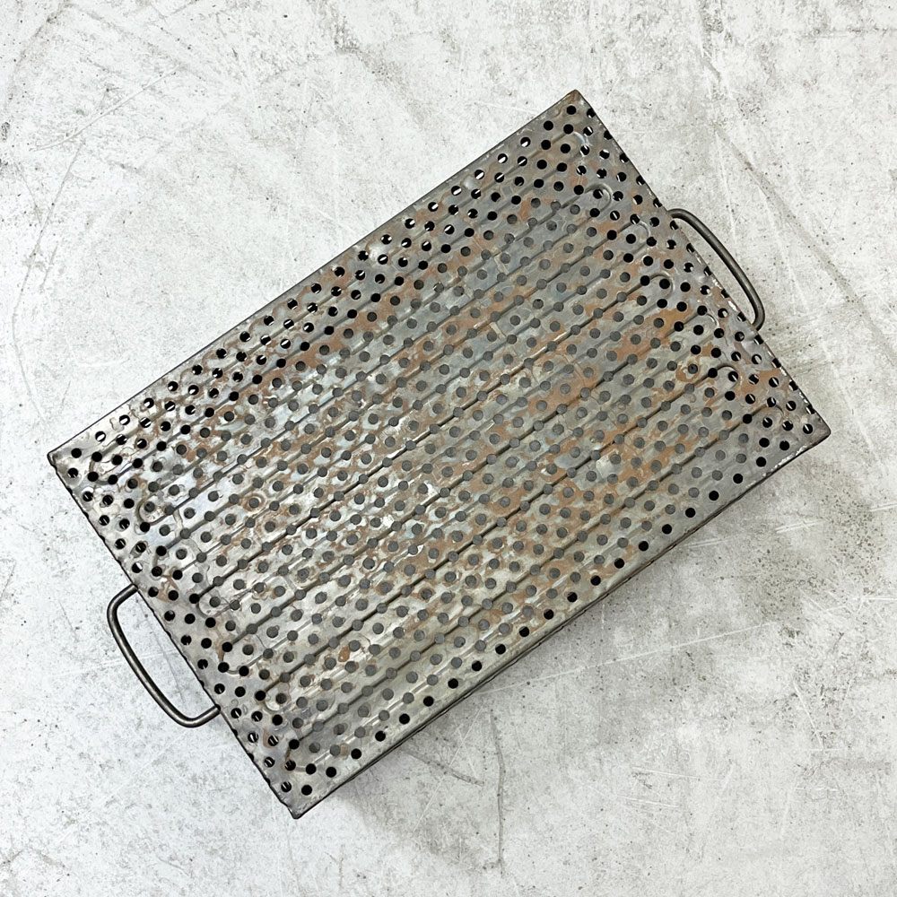 SCHAFER スタッキング ストレージボックス パンチングメタル インダストリアル ドイツビンテージ E ●