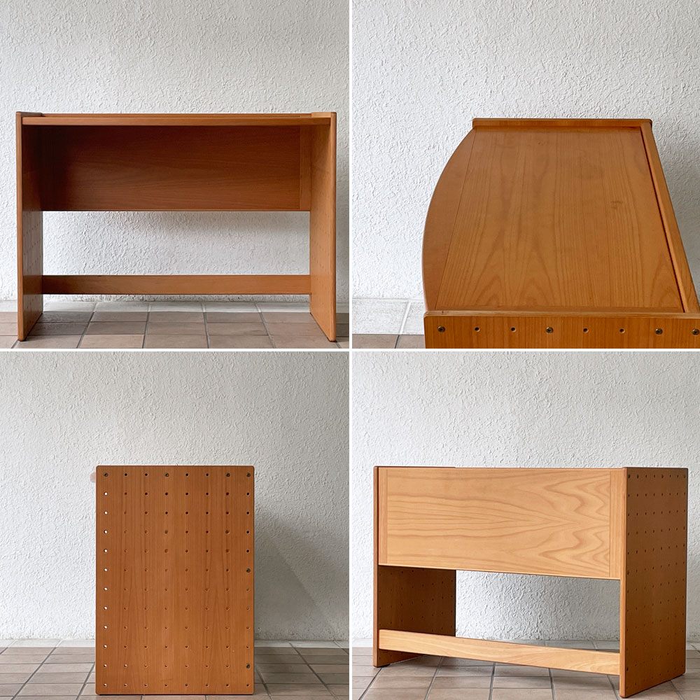 フォルミオ Formio ビーチ材 KF-01 デスク ＆ KF-02 デスクチェア ＆ KF-09 デスクワゴン 3点セット リバーシブル天板 阿久津雄一 デンマーク グッドデザイン賞 ◇