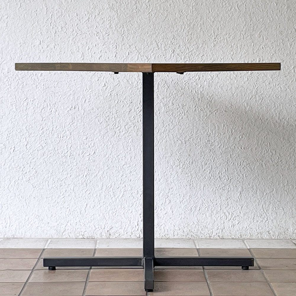 アクメファニチャー ACME Furniture グランビュー GRANDVIEW カフェテーブル オーク無垢材 スチール ダイニングテーブル スクエア W65cm ◇