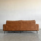 クラッシュゲート CRASH GATE コンフォーム COMFORM プルート PLUTO SOFA 3人掛けソファ W198cm スーパーレザーテックス オーカーブラウン 定価￥154,000- 〓