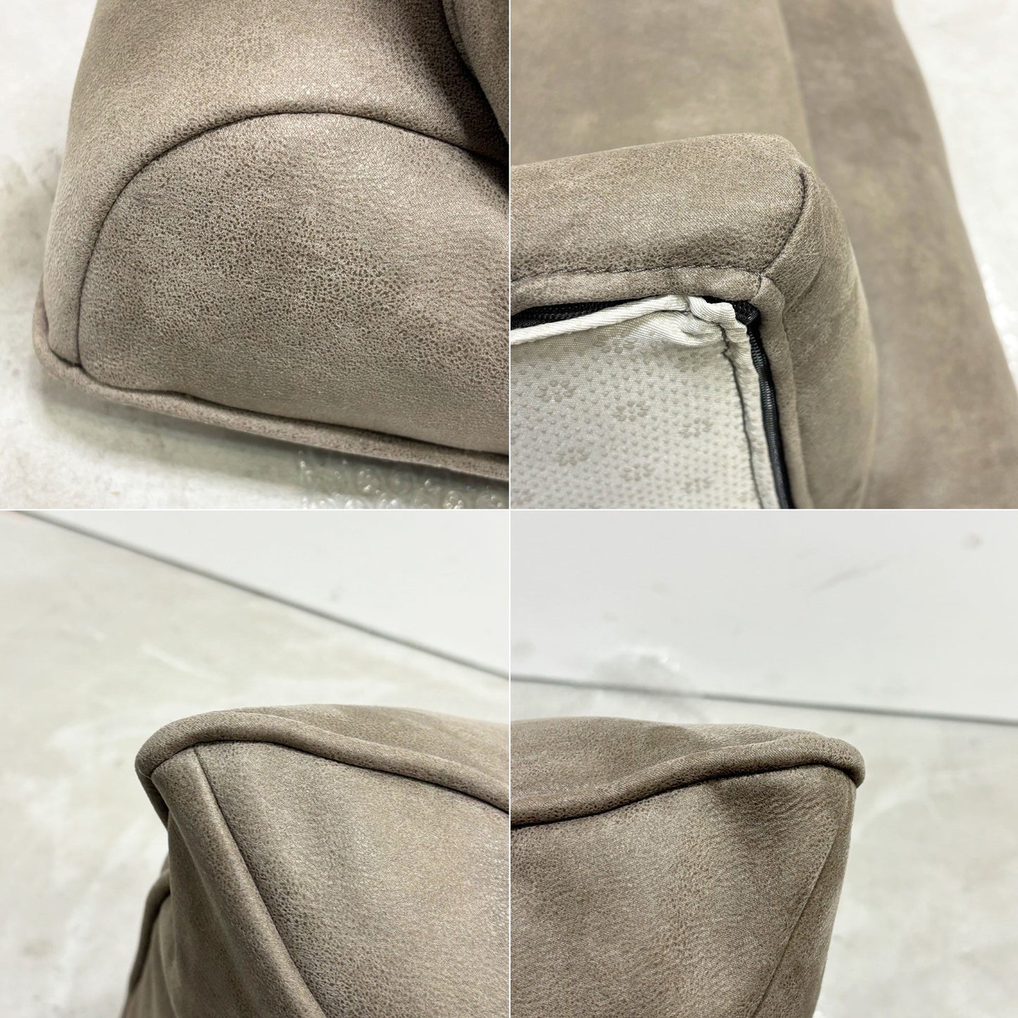 リラックスフォーム RELAX FORM アルフレード ALFREDO ソファ 背クッション 置き型クッション レザーテックス 関家具 ハイタイプ H52cm 展示品●