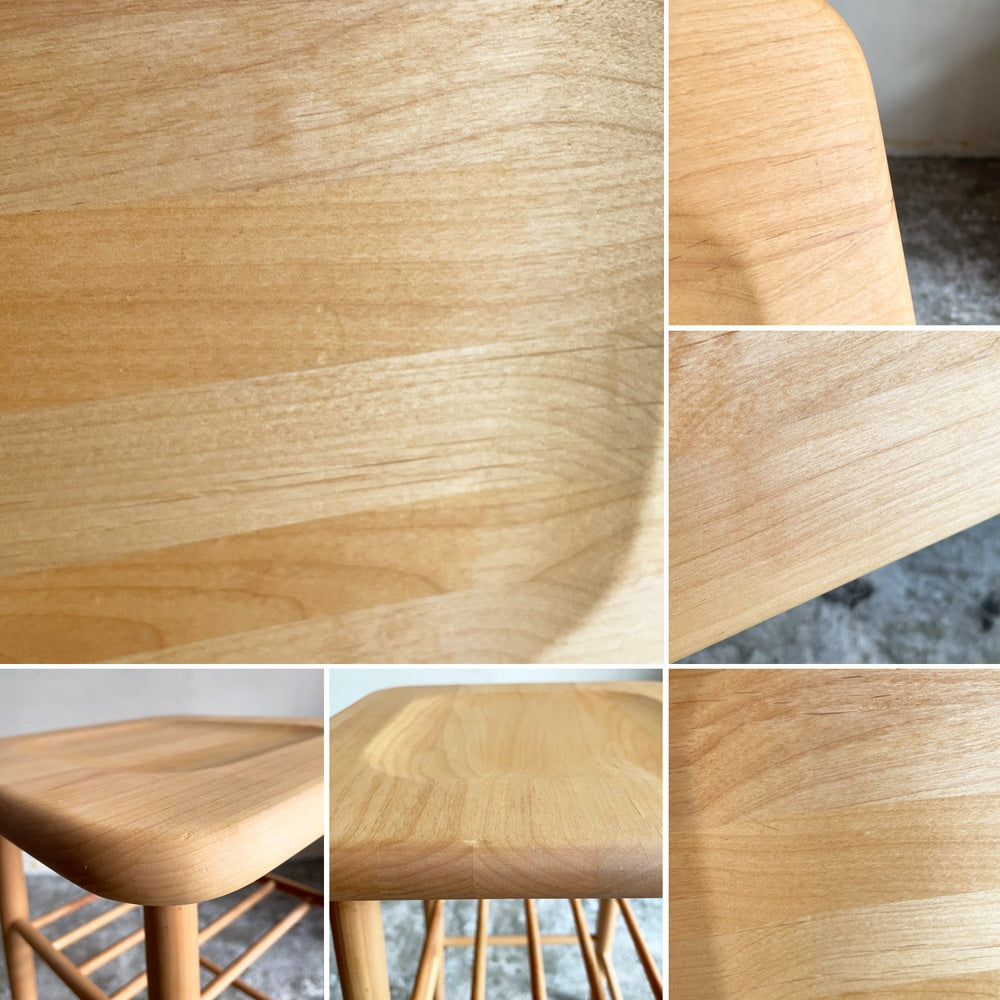 モモナチュラル MOMO Natural モチャ ウッドスツール L MOCHA WOOD STOOL L ハイスツール アルダー材 ナチュラル H61cm ナチュラルデザイン ■
