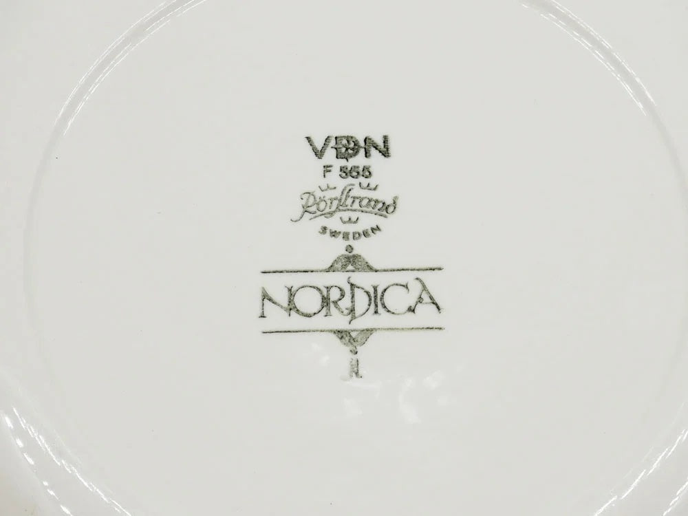 ロールストランド Rorstrand ノルディカ NORDICA プレート Φ20cm スウェーデン ビンテージ 北欧食器 C ●