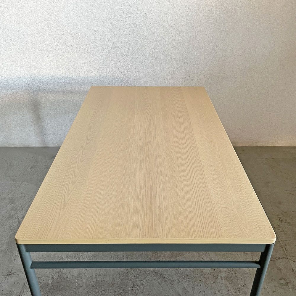 マスターウォール MASTERWAL レ・フォルメ Les Formes ブルエ BLEUET ダイニングテーブル W140cm ウッドトップ スチールレッグ 外箱付 佐々木章行 定価￥143,000- 廃番 未使用保管品 〓