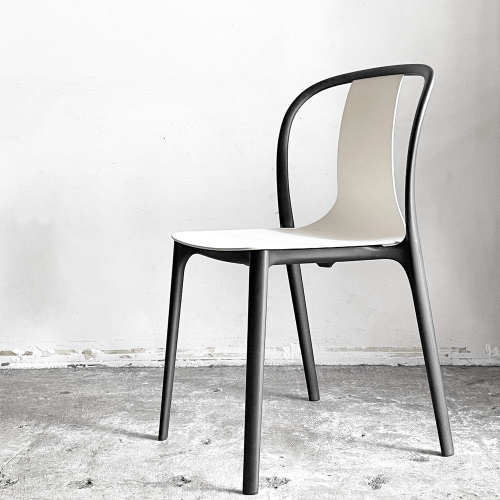 ヴィトラ Vitra ベルヴィルチェア Belleville Chair ダイニングチェア スタッキングチェア クリーム ロナン & エルワン・ブルレック A ■