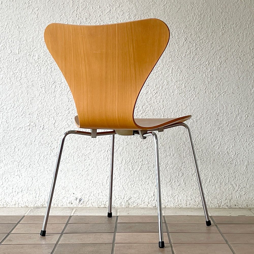 フリッツハンセン Fritz Hansen セブンチェア ビーチ材 ナチュラル アルネ・ヤコブセン Arne Jacobsen スタッキング デンマーク 北欧家具 B ◇