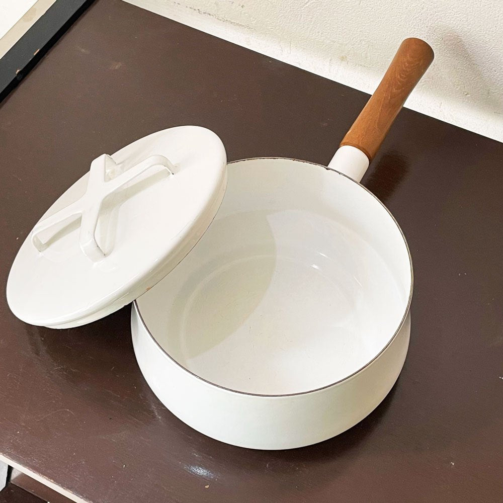 ダンスク DANSK コベンスタイル ホーロー ソースパン 18cm 深型 片手鍋 イェンス・クイストゴー ホワイト 北欧 ★
