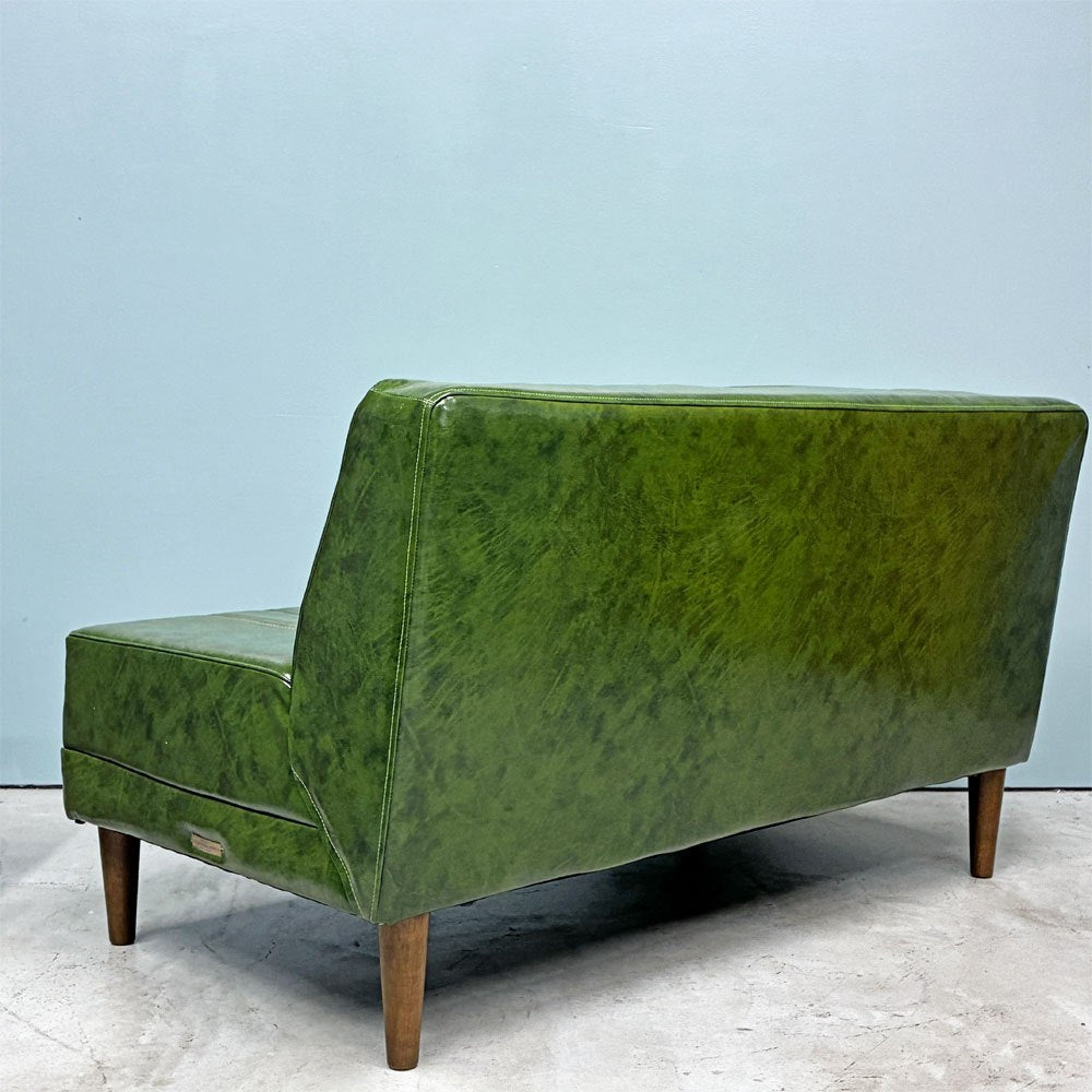 ニコアンド niko and... クラシック ダイナー CLASSIC DINER ベンチ ソファ BENCH SOFA グリーン PVCレザー LDスタイル ◎