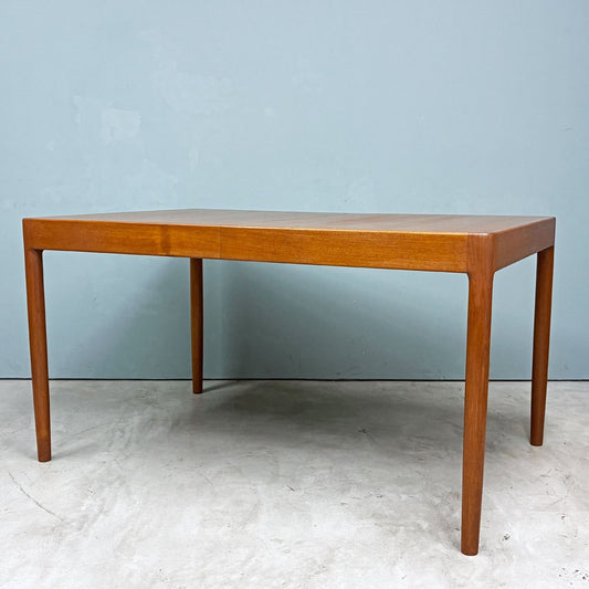 青林製作所 ティファニー Tiffany エクステンション ダイニングテーブル チーク材 伸長式 W130-180×D85cm 阿久津宏 ジャパンビンテージ ◎