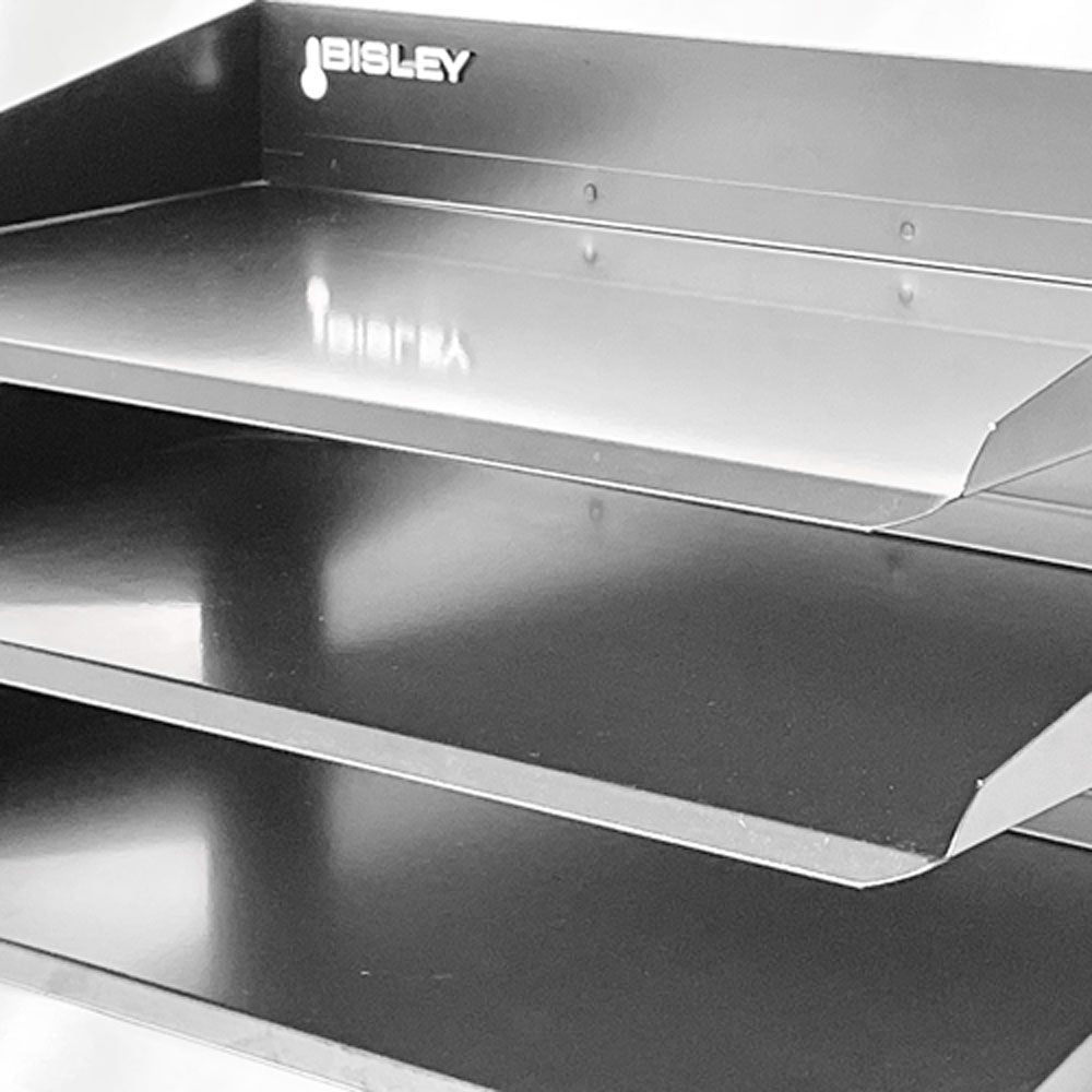 ビスレー BISLEY 3段 レターラック ブラック 書類棚 A4サイズ 横型 壁掛け可 デスクアクセサリー イギリス ◇