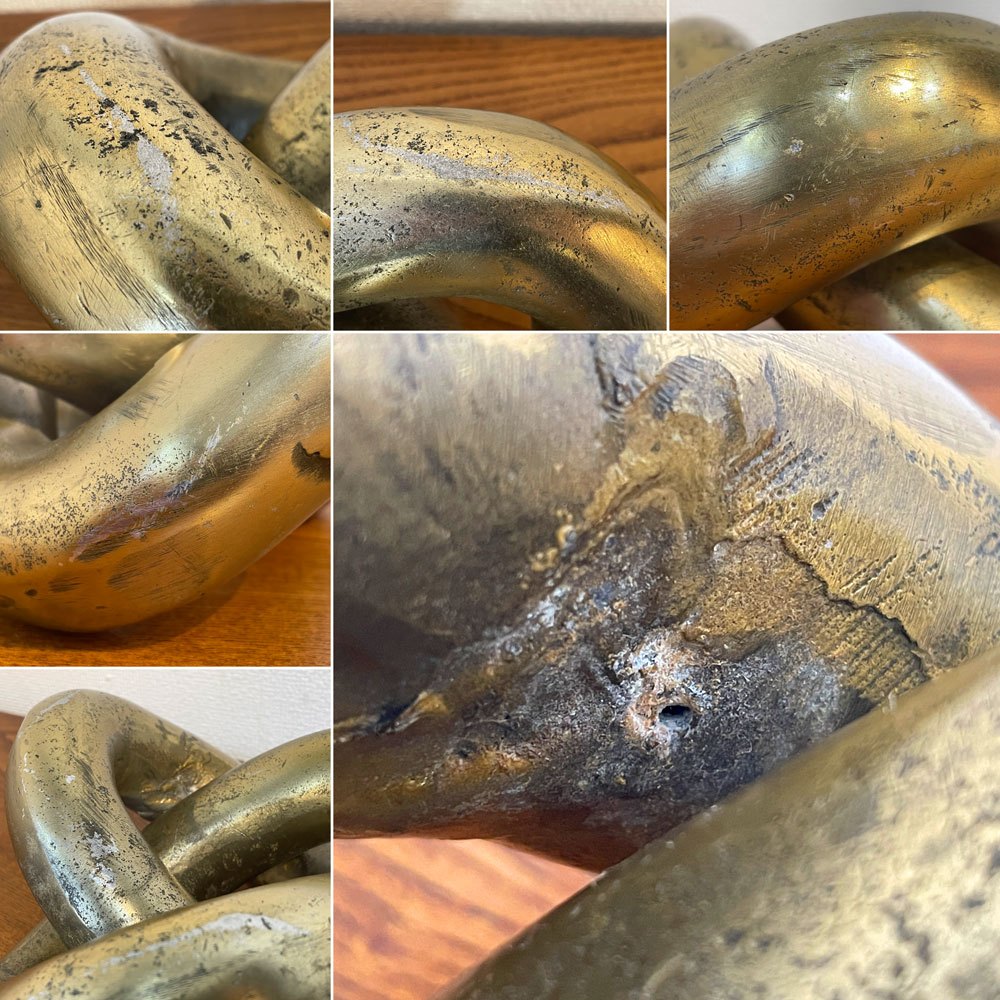 カレ KARE Deco Object Nudo オブジェ 置物 金属 ゴールド色 メビウスの輪 インテリア ドイツ ◎