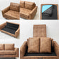 ジャーナルスタンダードファニチャー j.s.F ピーエスエフソファ PSF SOFA 2P W151cm 2人掛けソファ レザー調 USB充電 コンセント付属 箱付き ●