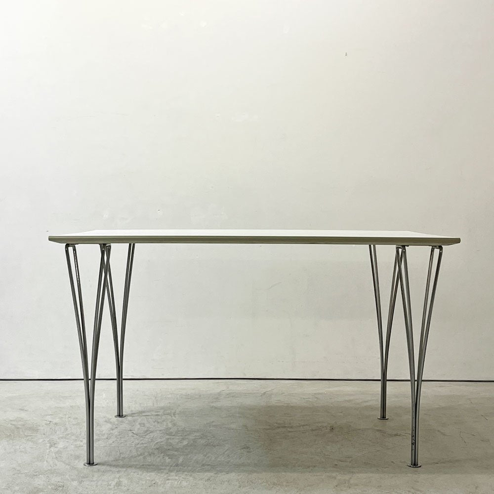 フリッツハンセン Fritz Hansen 長方形 TABLE SERIES Bテーブル ビンテージ ゴールドエッジ ダイニングテーブル ピート・ヘイン アルネ・ヤコブセン 希少 ●