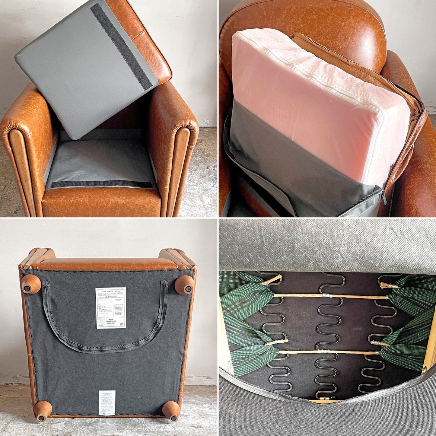 アクメファニチャー ACME Furniture オークス クラブチェア クラックレザー OAKS CLUB CHAIR CRACK LEATHER 牛革 ナラ材 定価￥165,000- ■