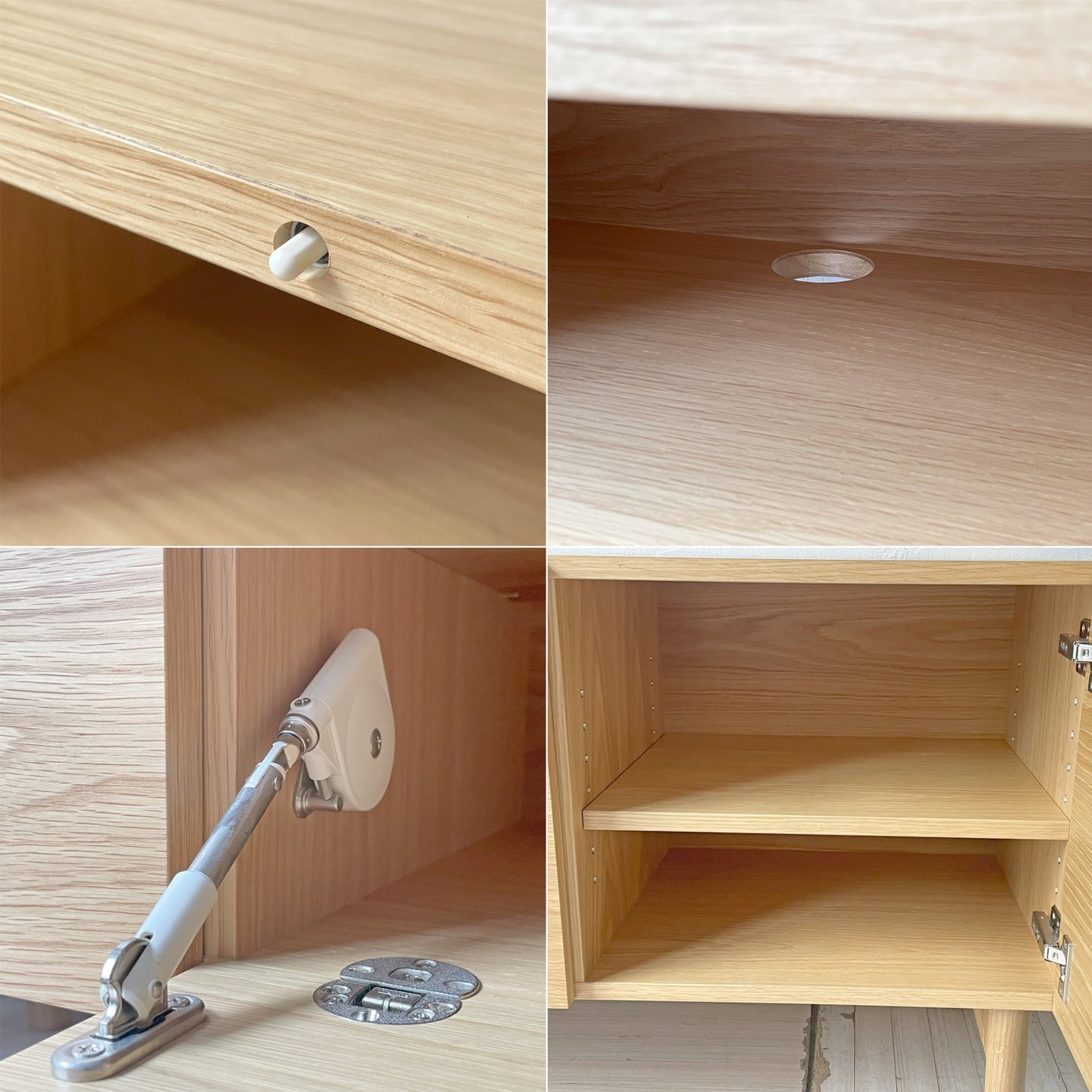 イデー IDEE スティルト サイドボード L STILT SIDEBOARD L Natural オーク材 ナチュラル マリナ・ボーティエ 美品 ★