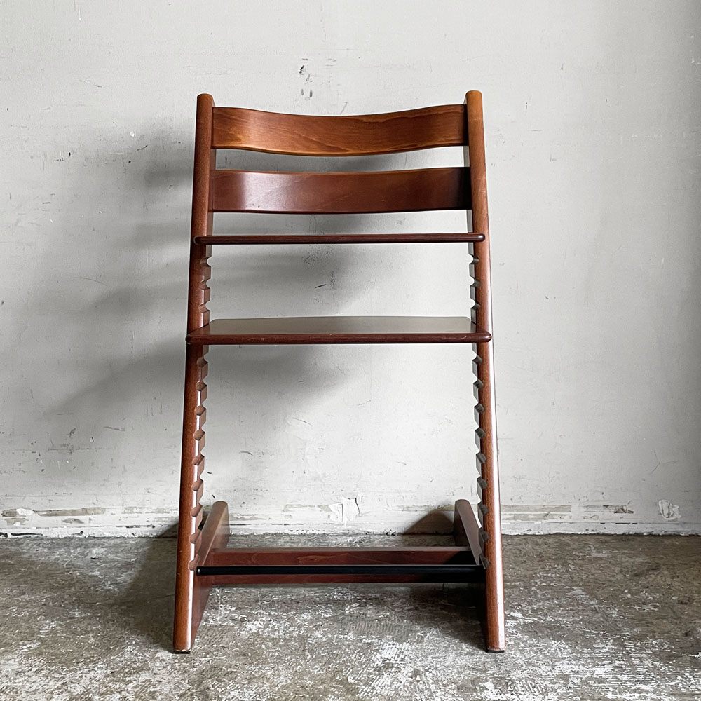 ストッケ STOKKE トリップトラップ TRIPP TRAPP ベビーチェア キッズチェア S/N3～ ブラウン ノルウェー 北欧家具 B ■