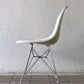 ハーマンミラー Herman Miller サイドシェルチェア サード 3rd FRP PVCレザー パーチメント ロータイプ エッフェルベース イームズ ビンテージ vintage ◇