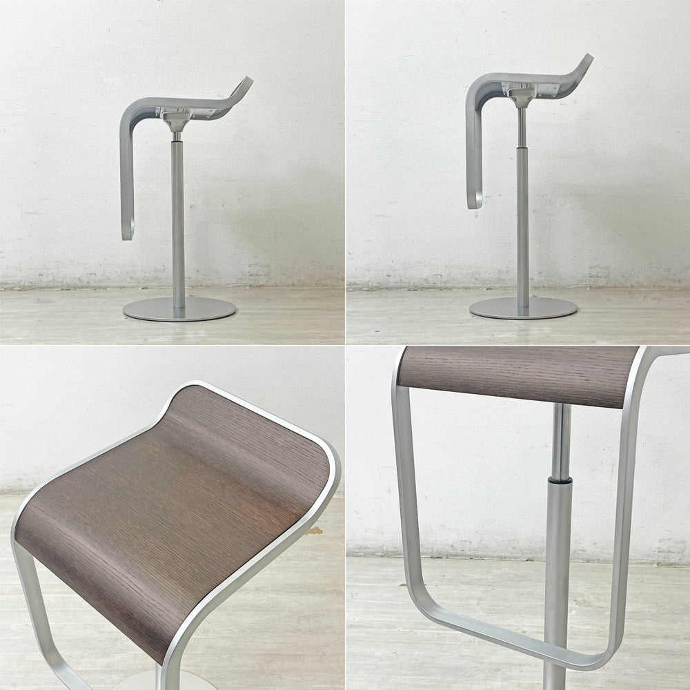 ラパルマ La palma レム LEM カウンタースツール 昇降式 カウンターチェア ハイスツール ウッドシート AZUMI アズミ ダークウォールナット ●