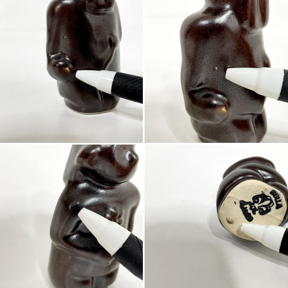 オーケ・ホルム Ake Holm クーラ Kulla トロール Troll オブジェ フィギュリン H8cm 陶器 スウェーデン ビンテージ C ●