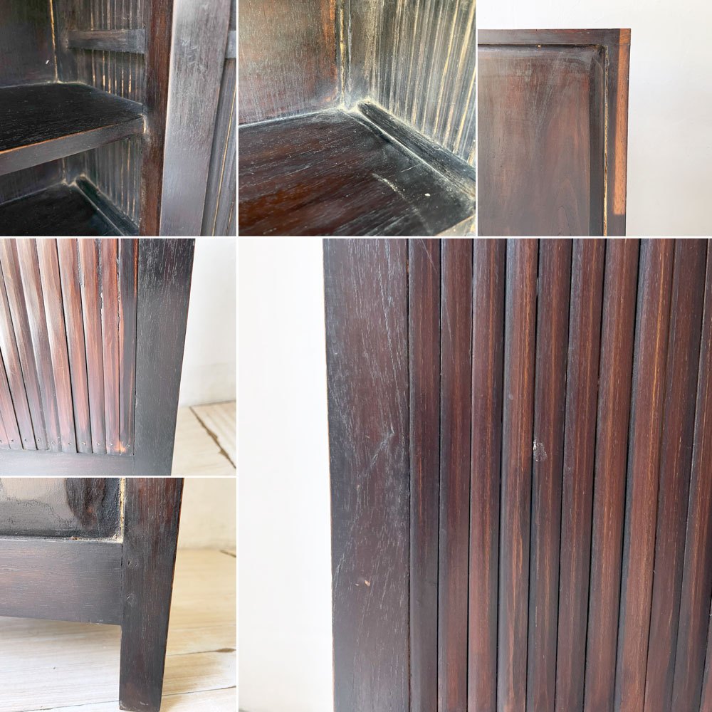 アジアン家具 バンブー キャビネット 収納棚 シェルフ オリエンタル 店舗什器 ★