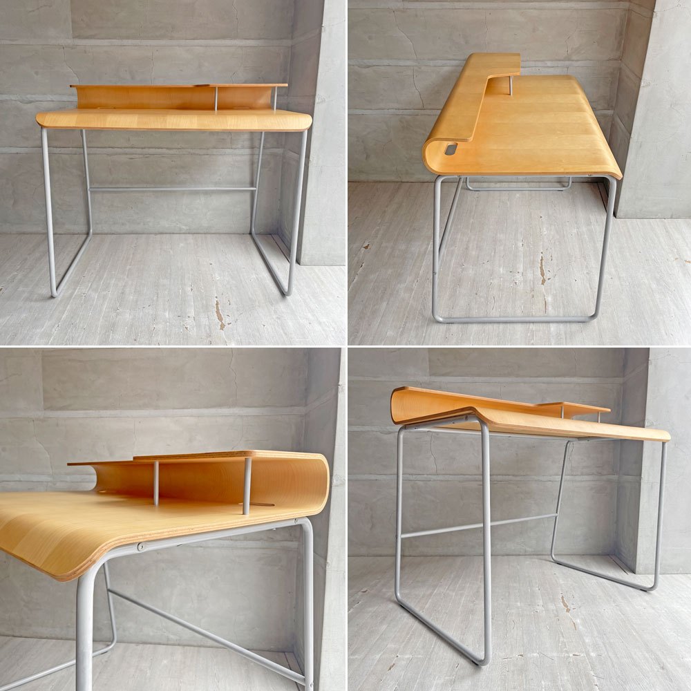 オフィー offi ウェーブ Wave Desk デスク プライウッド バーチ材 エリック・ファイファー ミッドセンチュリーテイスト アメリカ ♪