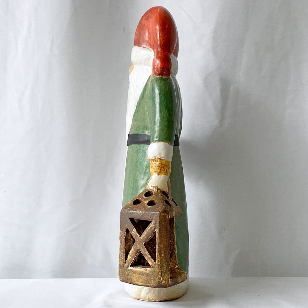 グスタフスベリ GUSTAVSBERG リサラーソン Lisa Larson サンタ トムテ Santa TOMTE キャンドルホルダー H27cm サンタオブジェ スウェーデン 北欧雑貨 ◇