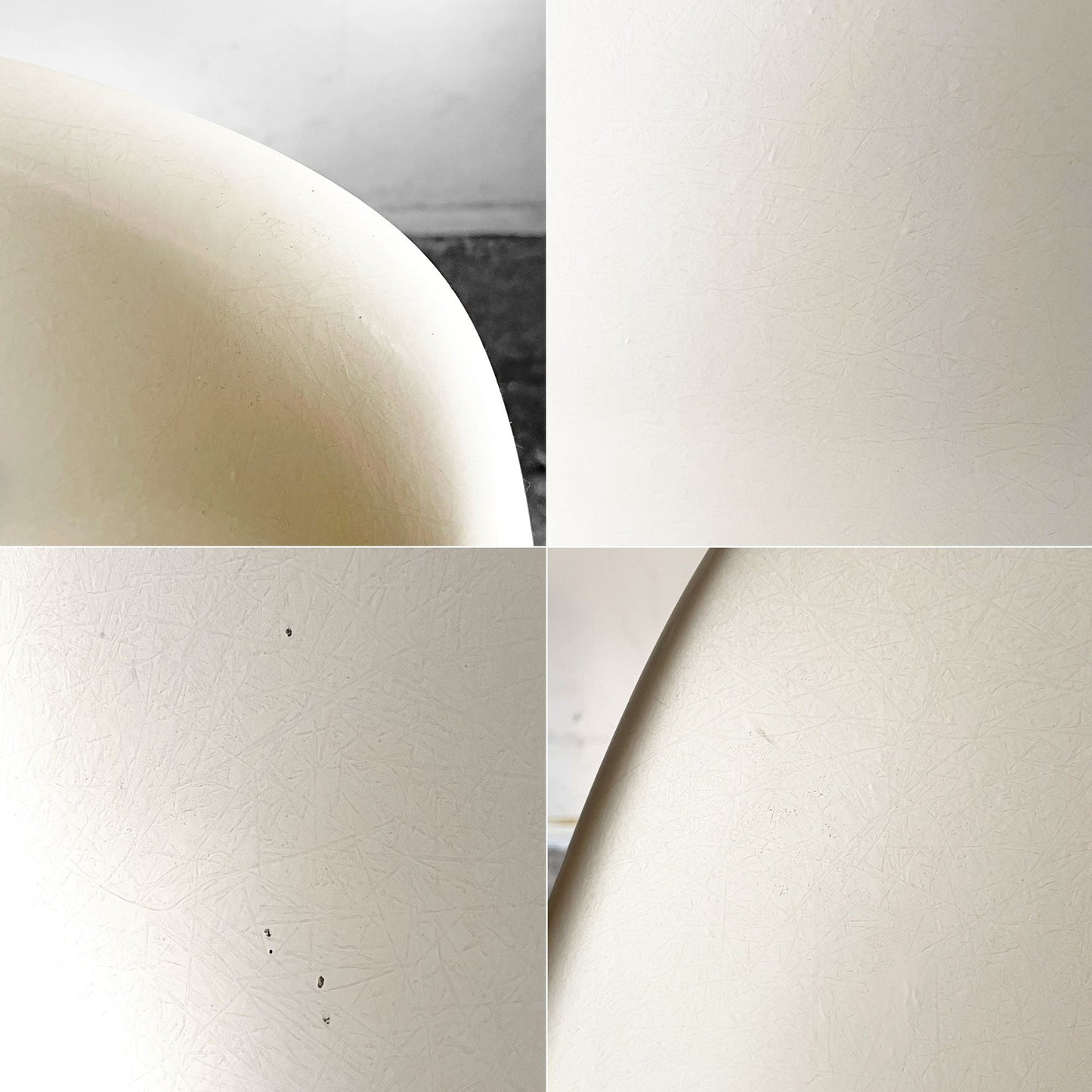 ハーマンミラー Herman Miller サイドシェルチェア 現行 FRP パーチメント キャッツクレイドルベース C&R イームズ ミッドセンチュリー ■
