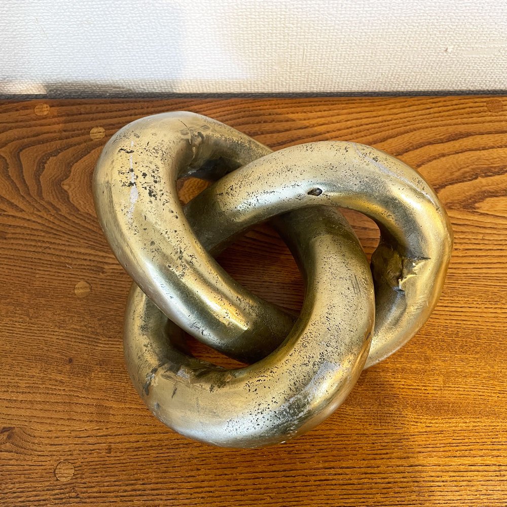 カレ KARE Deco Object Nudo オブジェ 置物 金属 ゴールド色 メビウスの輪 インテリア ドイツ ◎