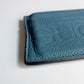 グッチ GUCCI エンボスロゴ カードホルダー カードケース ICケース レザー ブルー ♪