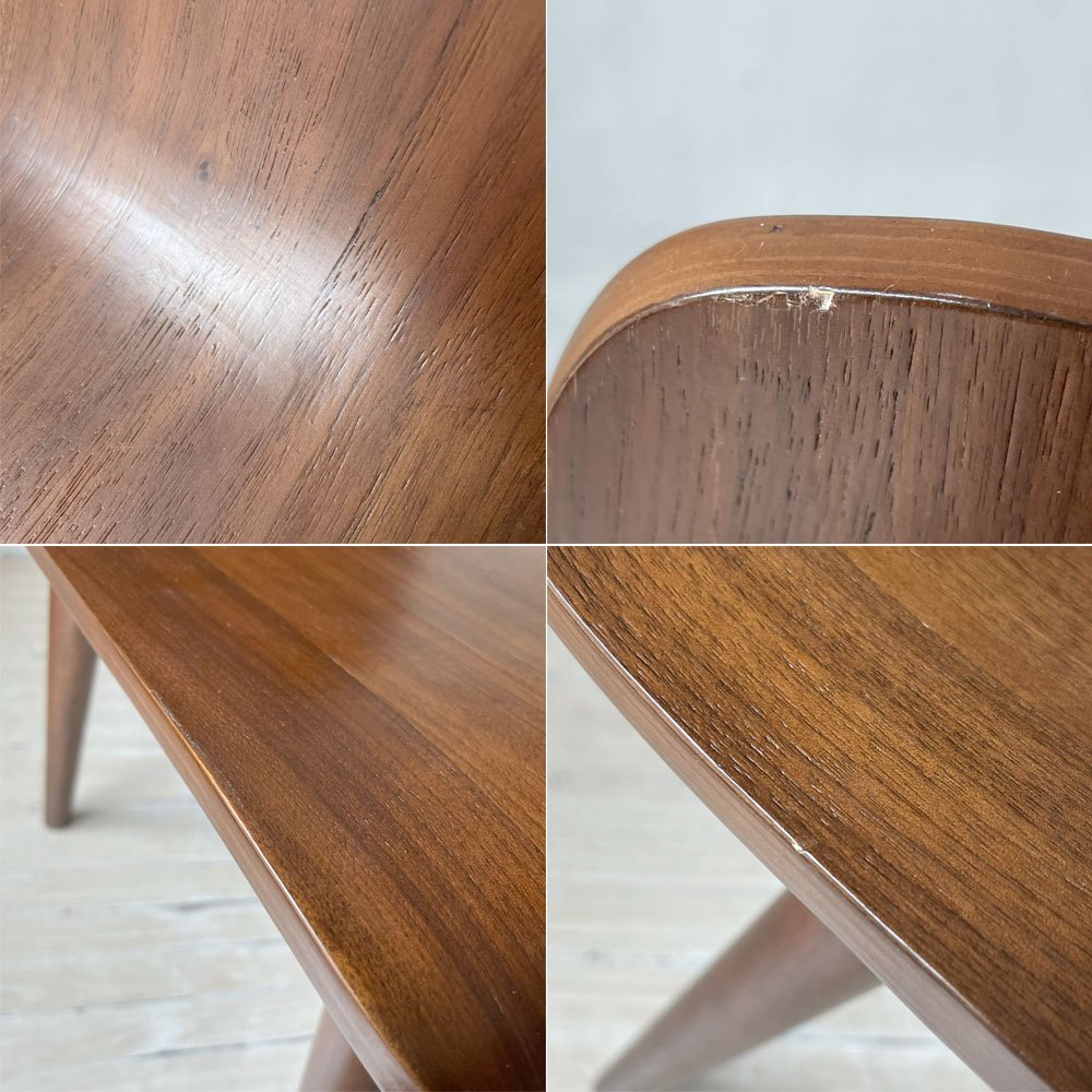 スケッチ Sketch タミチェア TAMI Chair ダイニングチェア オーク材 プライウッド ウォールナットカラー 北欧 デンマーク moda en casa取扱 定価￥34,100- A ★