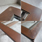 グラフ graf ナラティヴ Narrative サブロク 3/6 コーヒーテーブル ワイド  Coffee Table Wide w120cm ブラウン ガラス天板 ローテーブル シナ材 定価¥176,000- ♪
