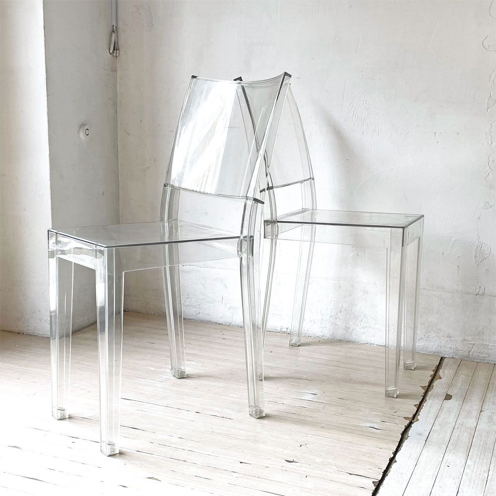 カルテル Kartell ラ マリー La Marie ダイニングチェア スタッキングチェア クリスタル ポリカーボネート フィリップ・スタルク Philippe Starck イタリア B ★