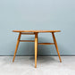 アーコール Ercol バタフライローテーブル サイドテーブル エルム材 サークル Φ61cm ゲートレッグ式 ドロップリーフ UKビンテージ ◎