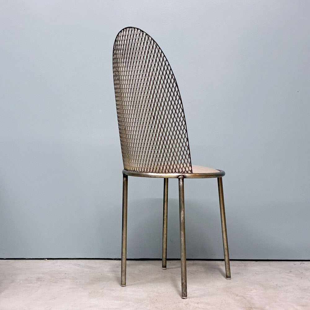 カッシーナ Cassina Interdecor ハル2チェア HAL2 クッションシート エキスパンテッドメタル 倉俣史朗 ポストモダン ビンテージ 希少 ◎