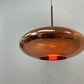 トムディクソン Tom Dixon コッパー ワイド ペンダントライト Copper Wide Pendant コッパー色 廃番 定価113,000円 箱付 展示美品 ●