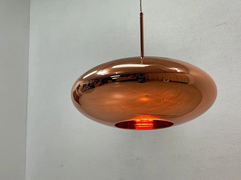 トムディクソン Tom Dixon コッパー ワイド ペンダントライト Copper Wide Pendant コッパー色 廃番 定価113,000円 箱付 展示美品 ●