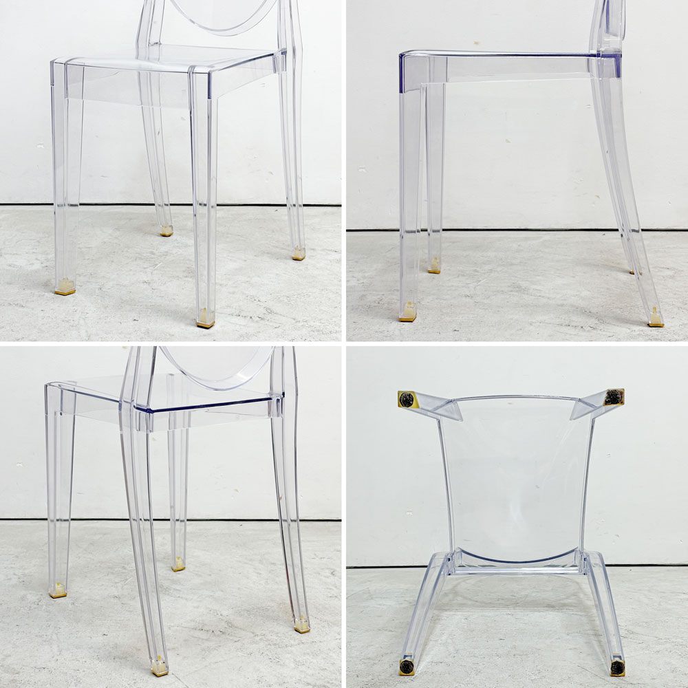 カルテル Kartell ビクトリア ゴースト Victoria Ghost クリスタル ダイニングチェア フィリップ・スタルク Philippe Starck イタリアモダン B ●